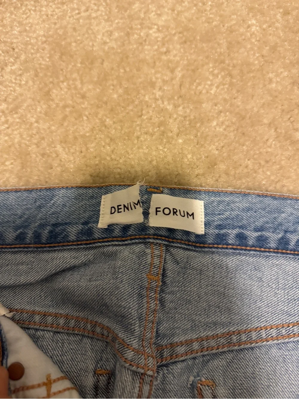 Aritzia Denim Forum The Tori Mini Denim Skirt size 25